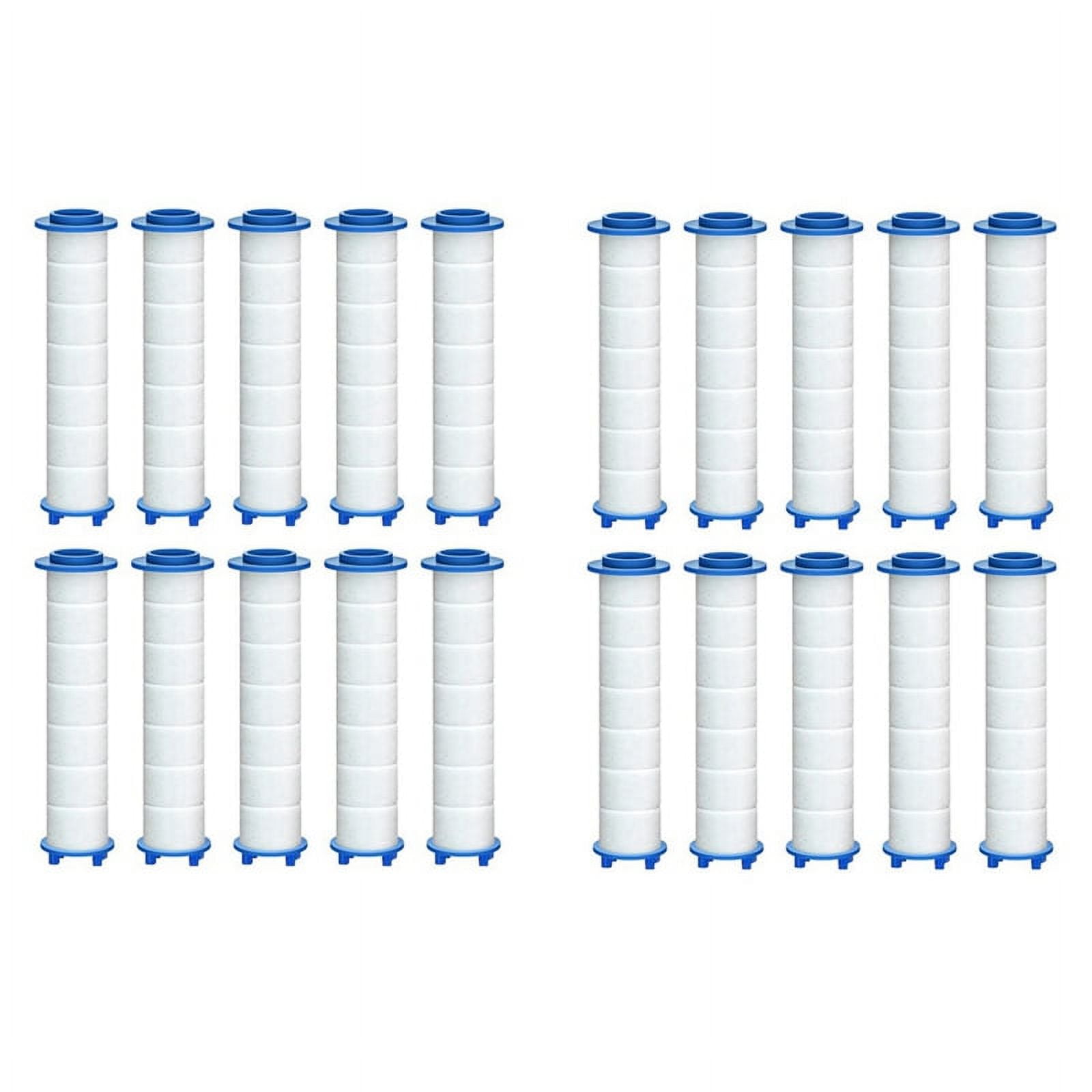 Winyuyby 20Pcs Replacement Shower Filter for Hard Water High Output