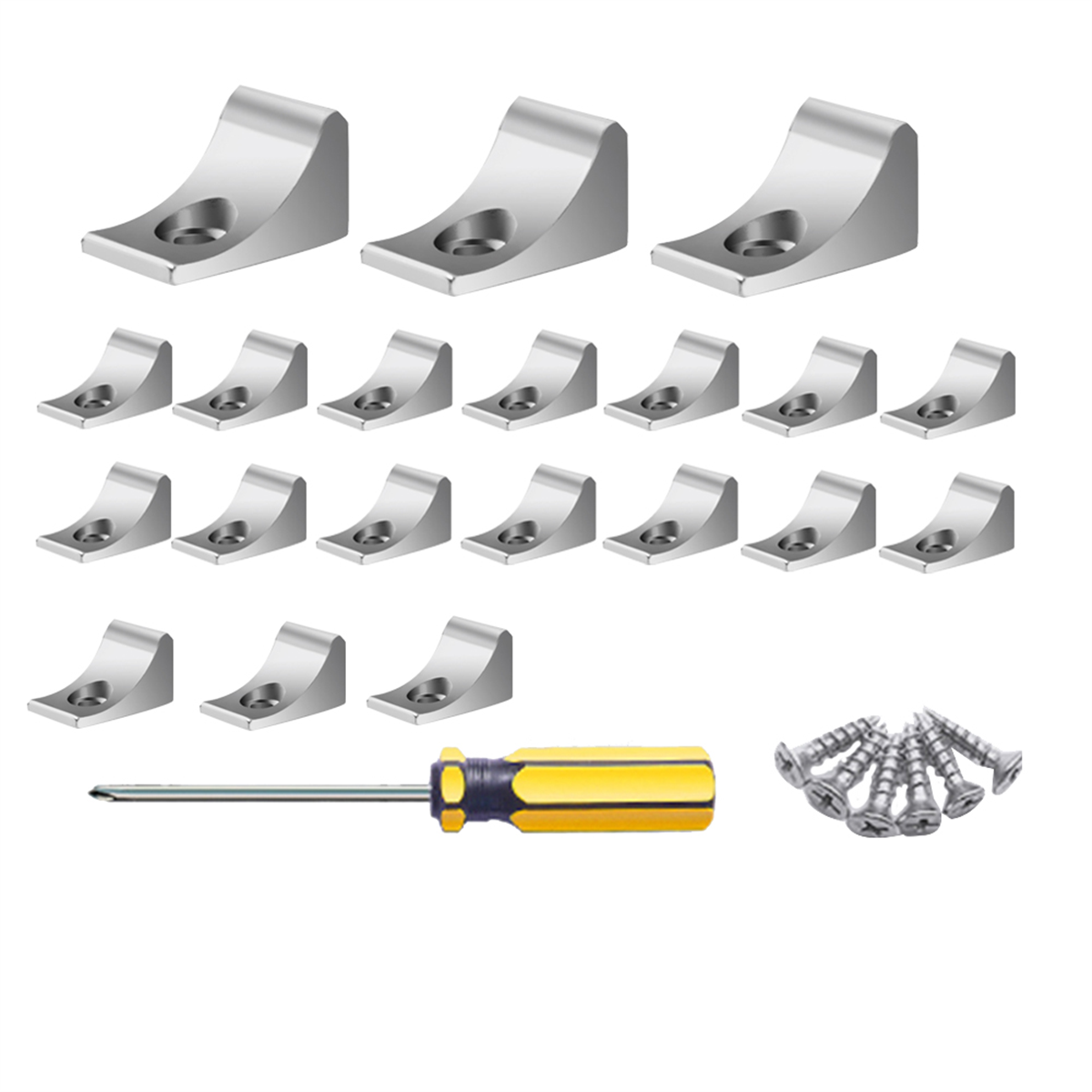 Winyuyby 20Pcs Shelf Brackets Support Studs Peg Wardrobe