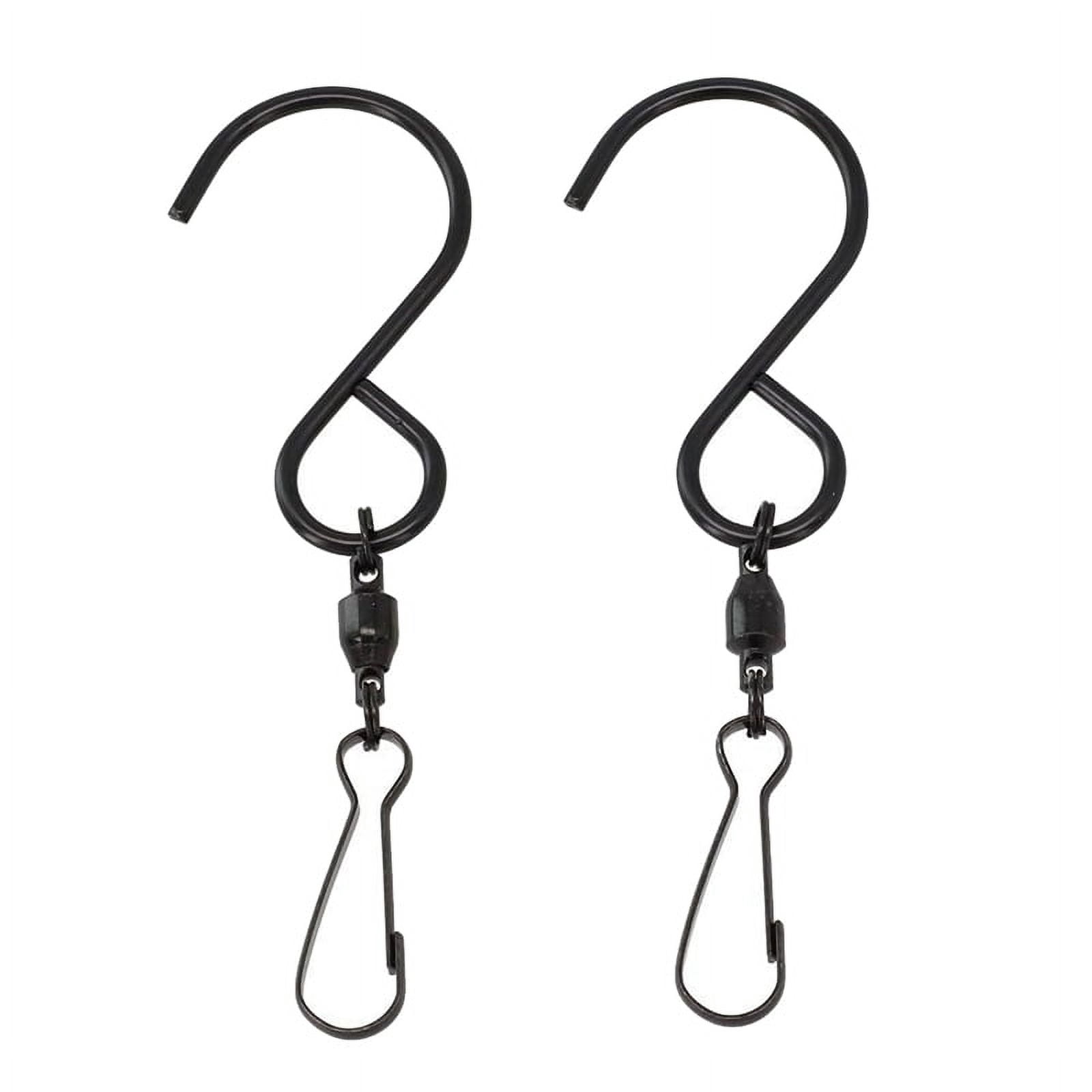 Versatile Rotating Clips 2PCS Versatile Rotating Hooks for Hanging Crystal Twisters and Bird ...
