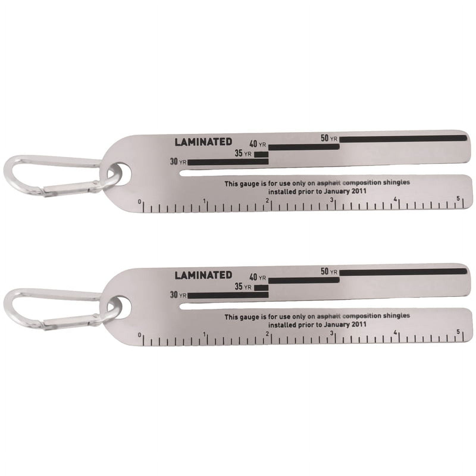 Winyuyby 2Pack 4/09 Shingle Gauges,Roof Pitch Gauge,Measuring Tool for