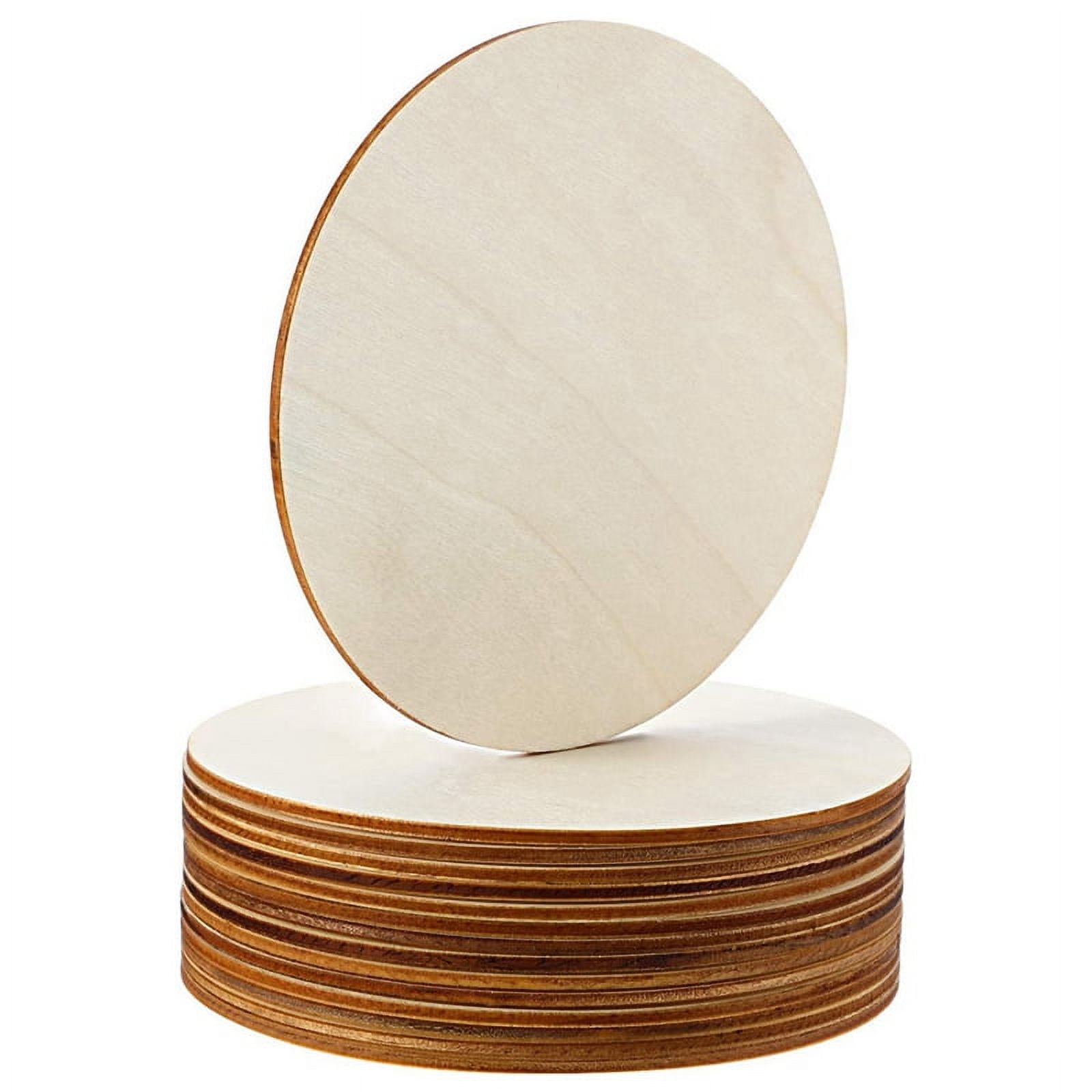3 Pieces 12inch Wood Circles for Crafts, Unfinished Blank Wooden Round  Circle, Natural Wood Slices for DIY, Painting, Home, Party, Holiday Decor