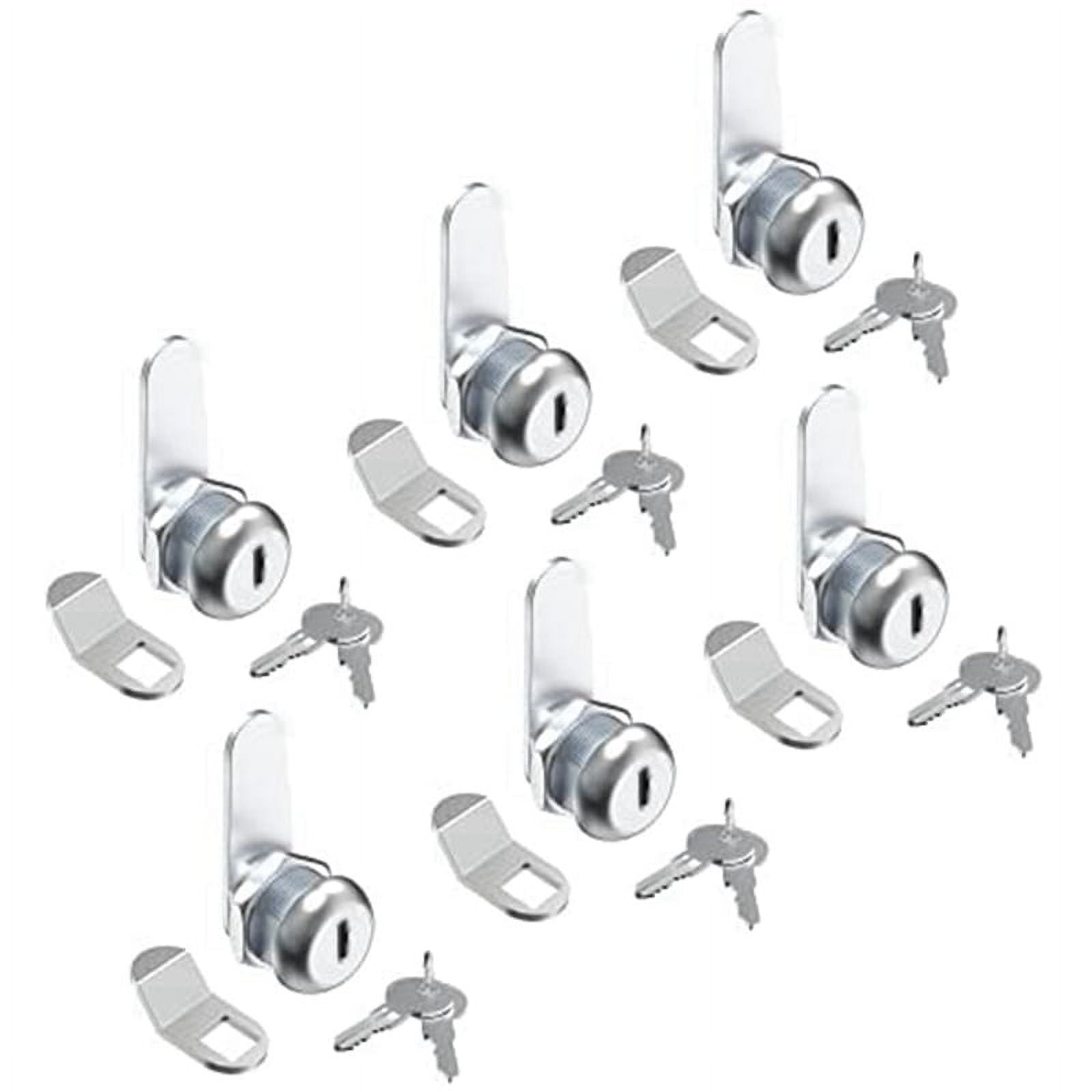 Winyuyby 6 Pcs Mailbox Lock, 5/8Inch Locks and Cam Locks for