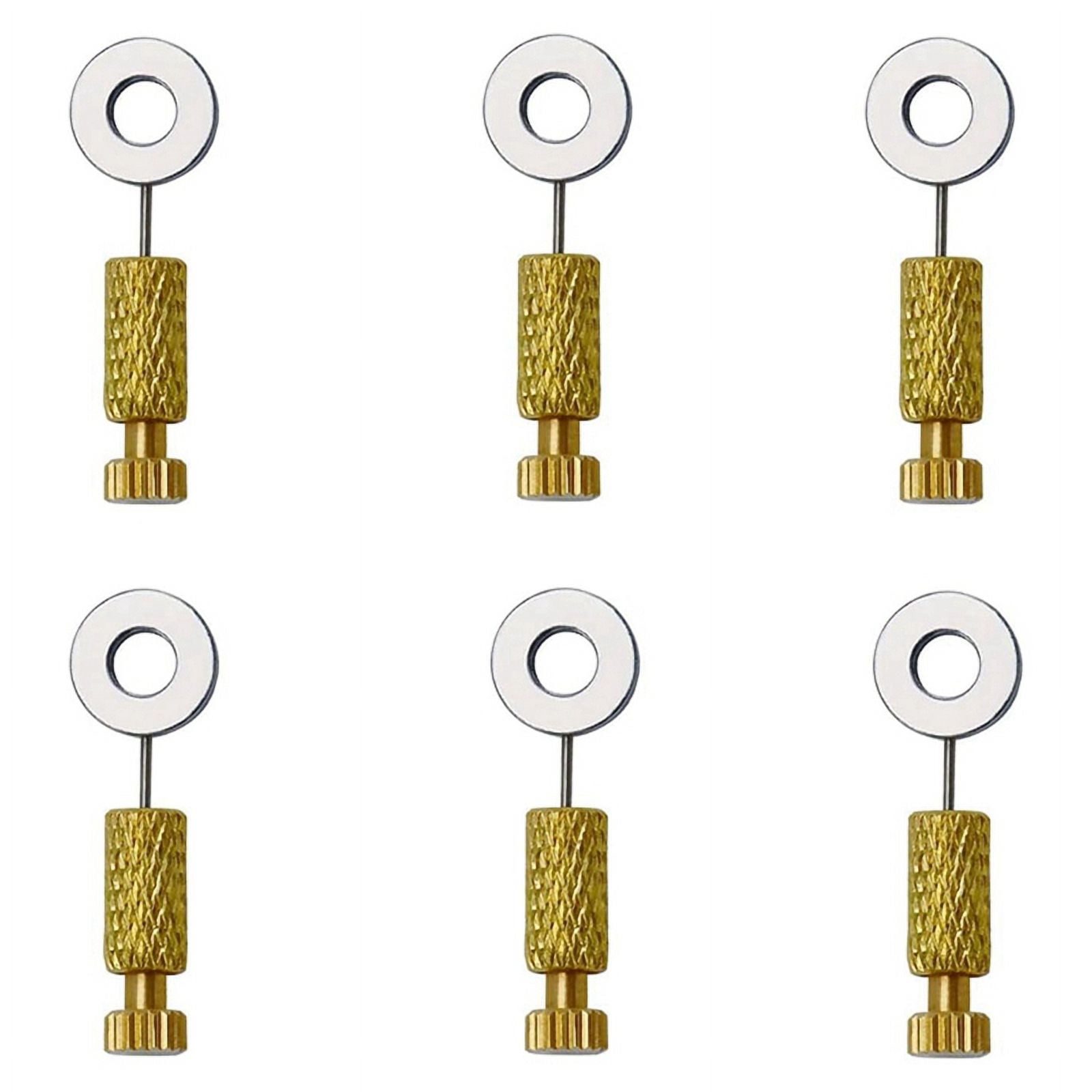 Winyuyby 6Pcs (612mm/0.240.47In) Leather Suture Positioning Needle