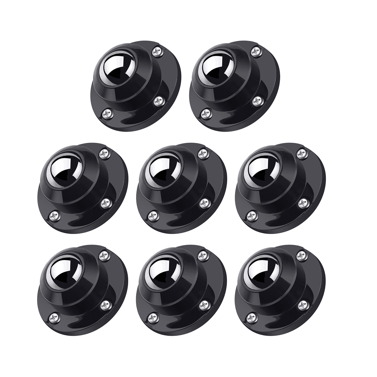 Winyuyby 8 Pack Self Adhesive Caster Wheels for Furniture, Load