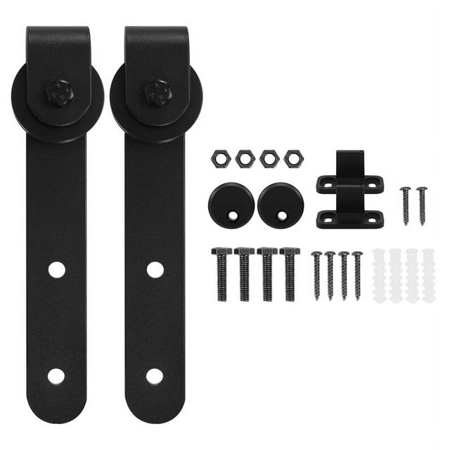 Winyuyby Sliding Barn Door Hardware Kit Super Mini Sliding Door