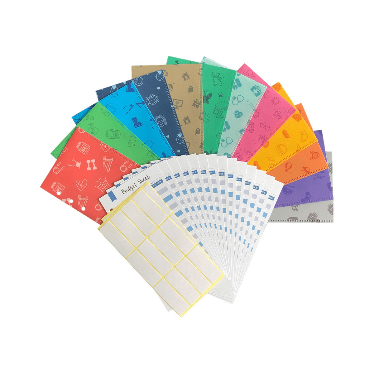 Winyuyby Cash Envelopes For Budget System Money Envelopes For Budgeting buy-budget-binder-with-zipper-envelopes-cash-envelopes-for-budgeting