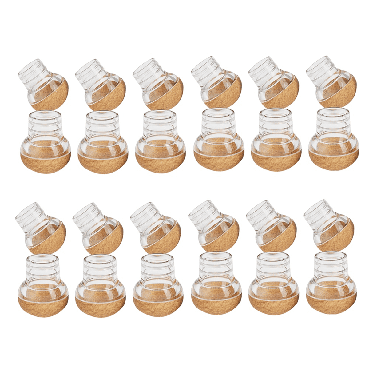 Winyuyby Chair Leg Floor Protectors for Hardwood Floors with Felt Pads