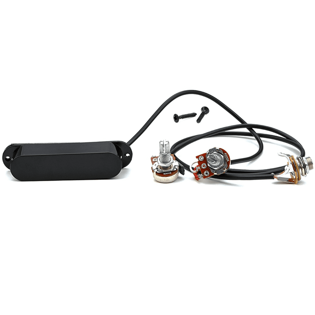 Winyuyby Closed Single Coil PreWired Pickup Harness with Volume