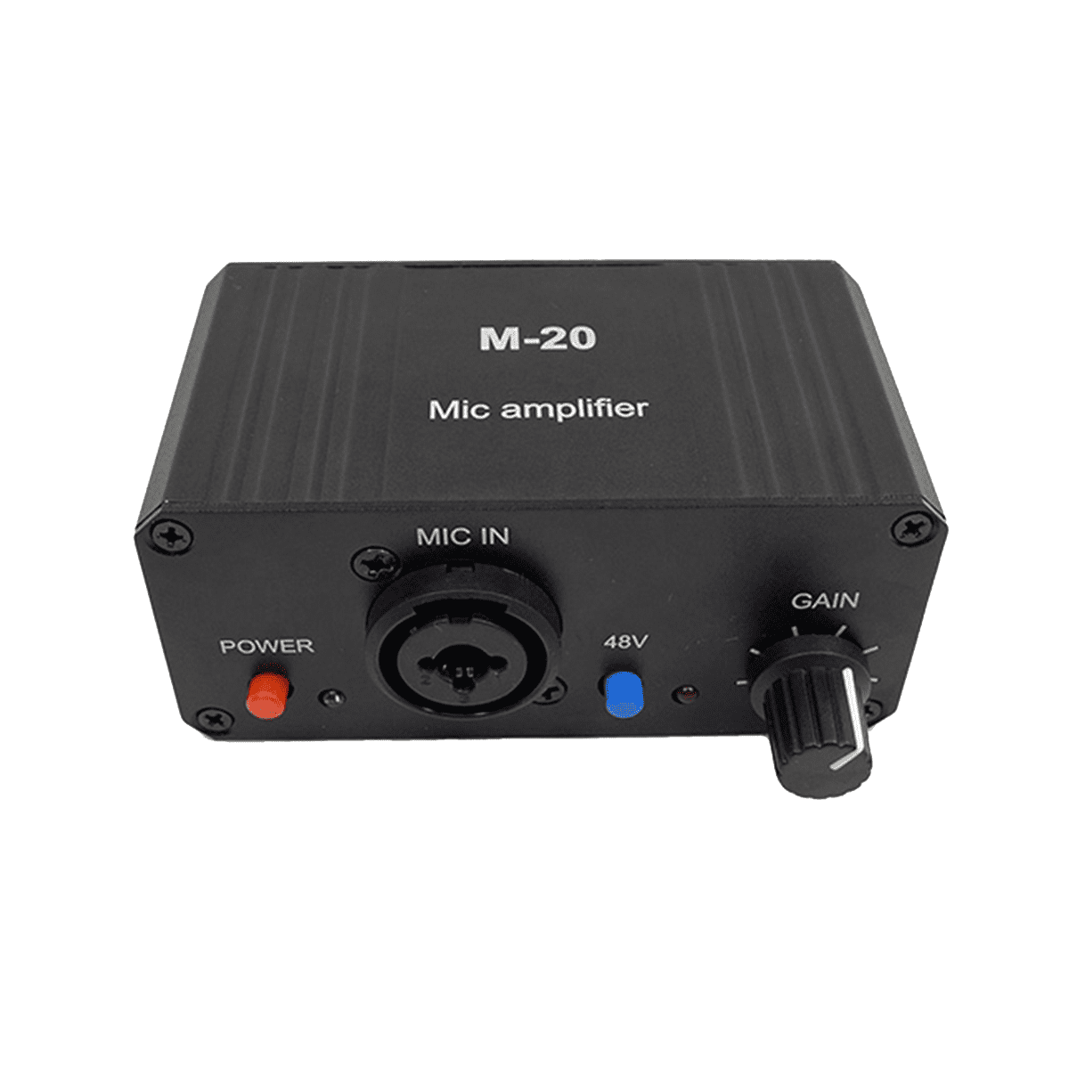 Winyuyby Dynamic Microphone Condenser Microphone Amplifier M20 for