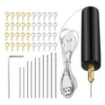 Winyuyby Electric Resin Drill Set,Including Eye Screws,Twist Drill Bits