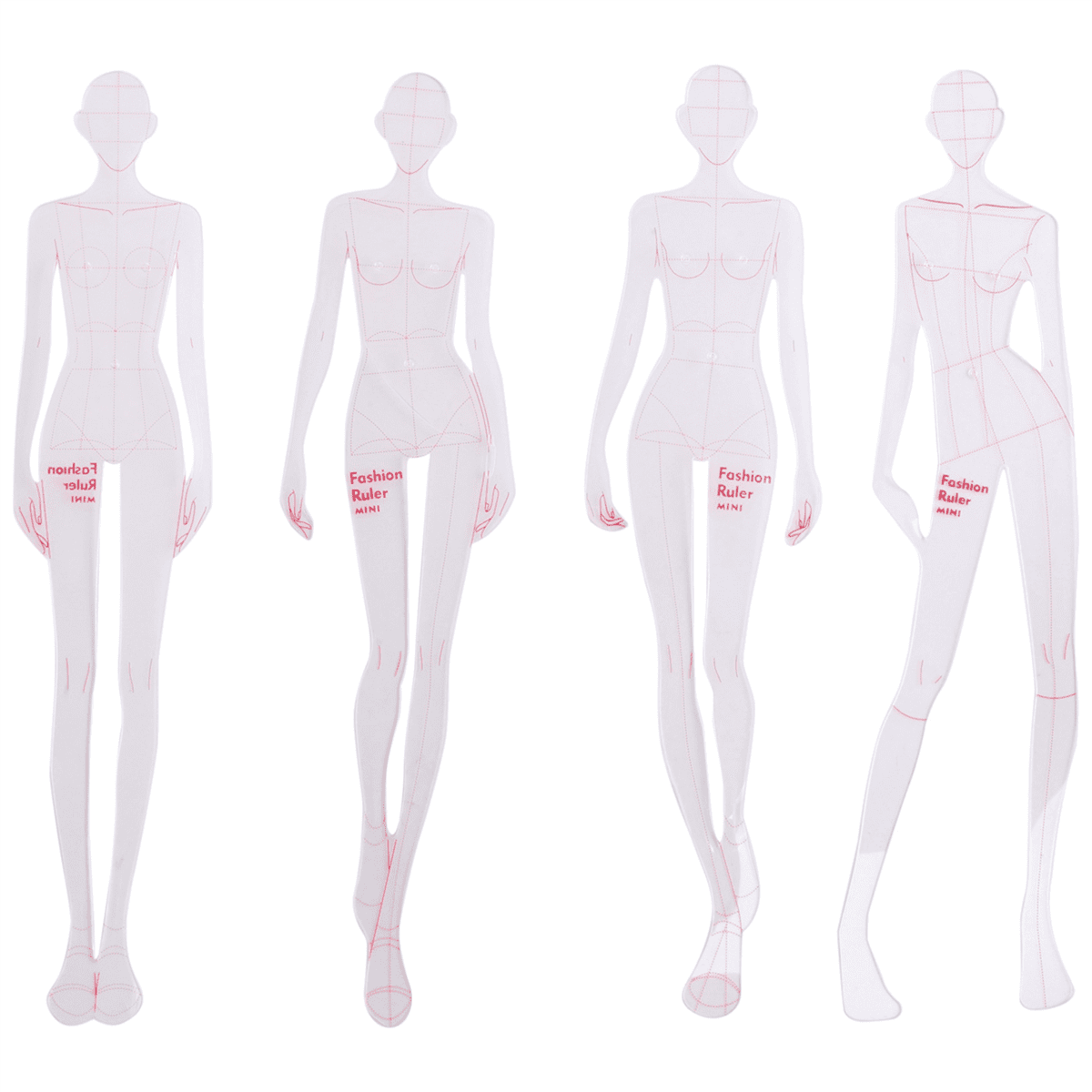 Winyuyby Fashion Illustration Rulers Sketching Templates Ruler Sewing