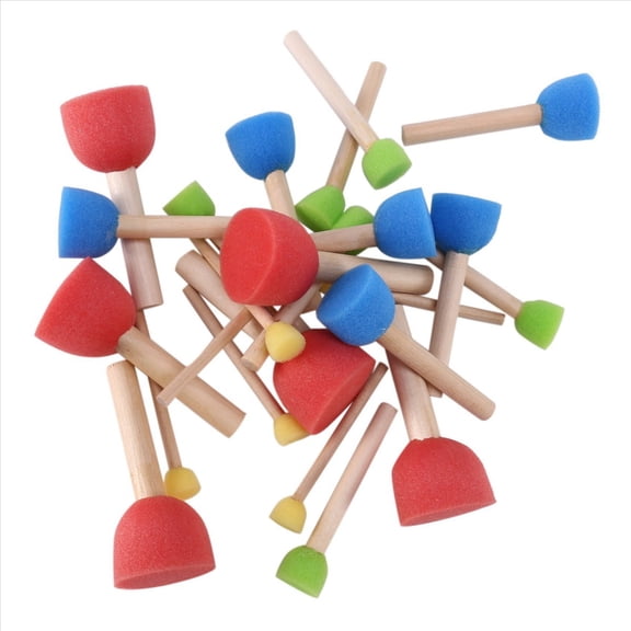 Winyuyby Foam Pouncer Assortment-Sponge Painting Stippler Set 24/-Foam Brush Value Pack-1.5cm 2cm 3cm 4cm