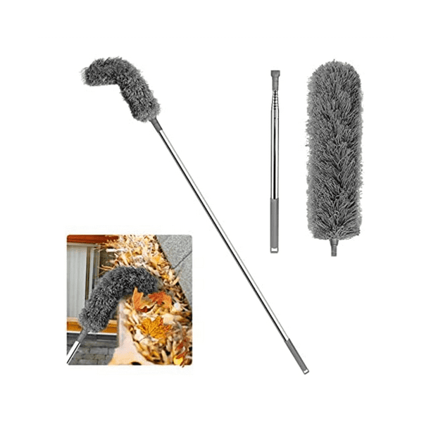 Winyuyby Gutter Cleaning Brush Roofing Tool with Telescopic Extendable