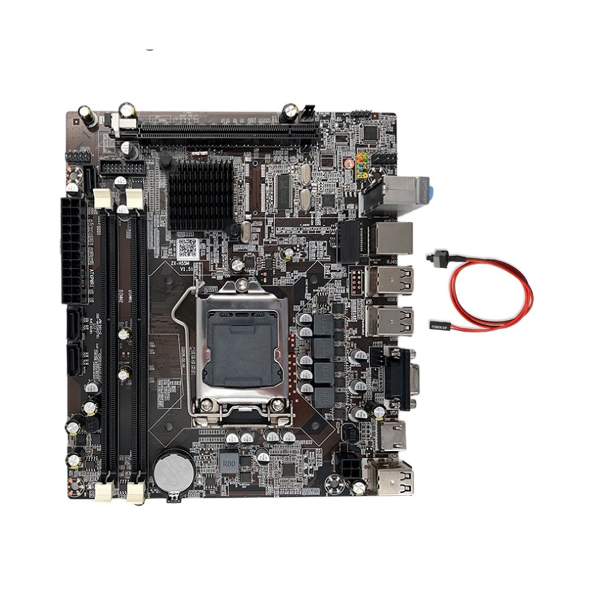 Winyuyby H55 Motherboard LGA1156 Supports I3 530 I5 760 Series CPU DDR3