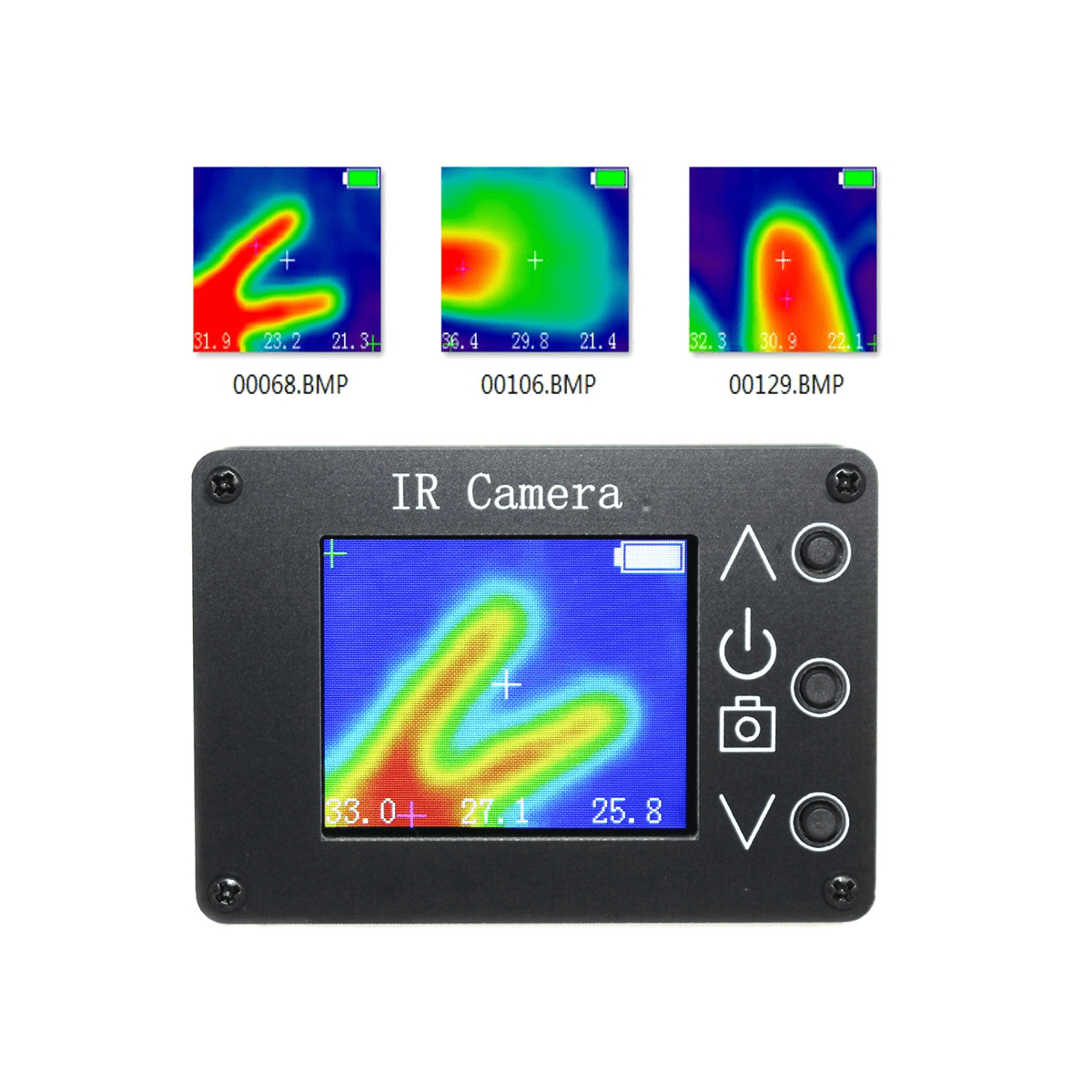 Winyuyby MLX90640 Thermal Imager 1.8 Inch LCD Digital Infrared Thermal