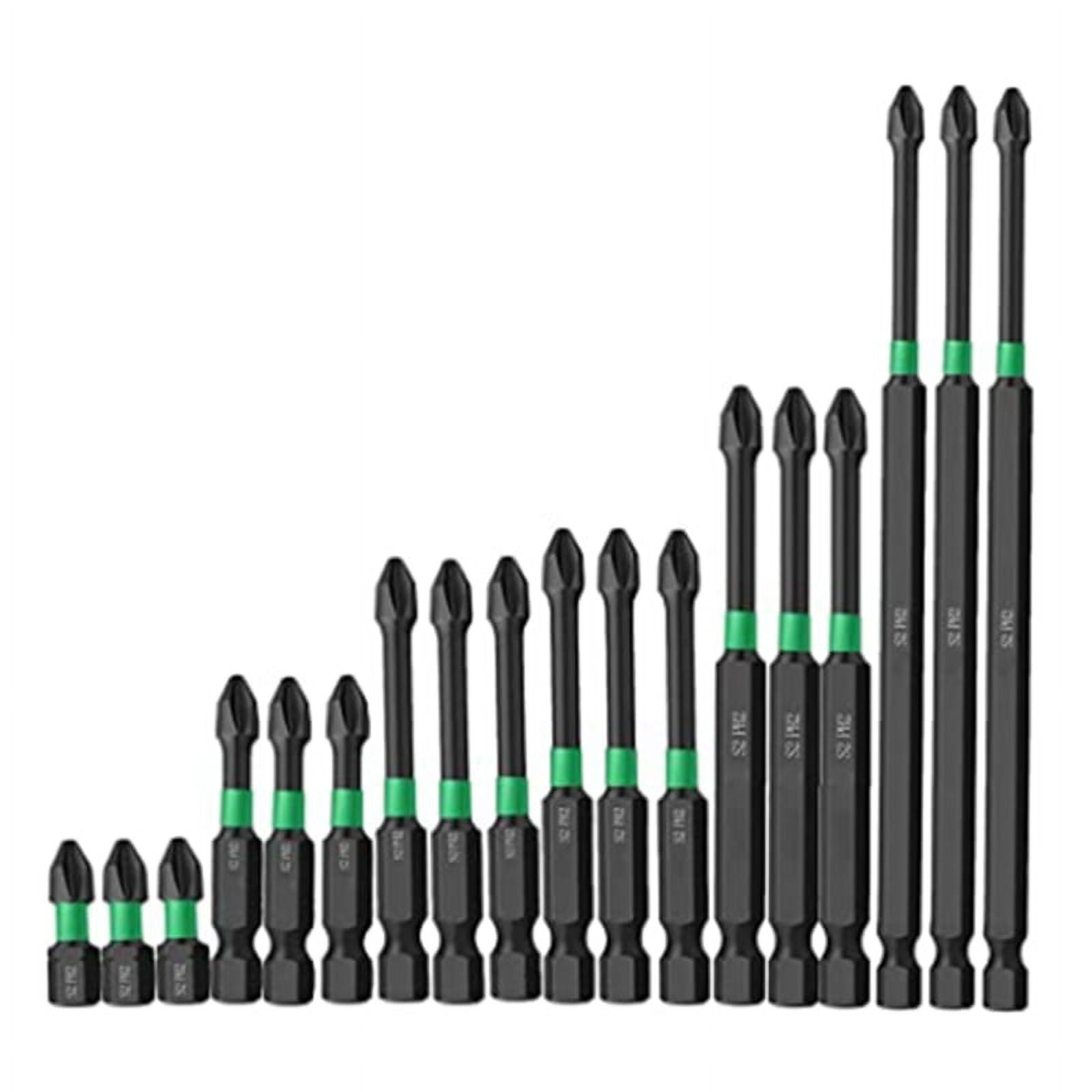 Winyuyby Screwdriver Bit Set, 18Pcs Head Bits, Steel