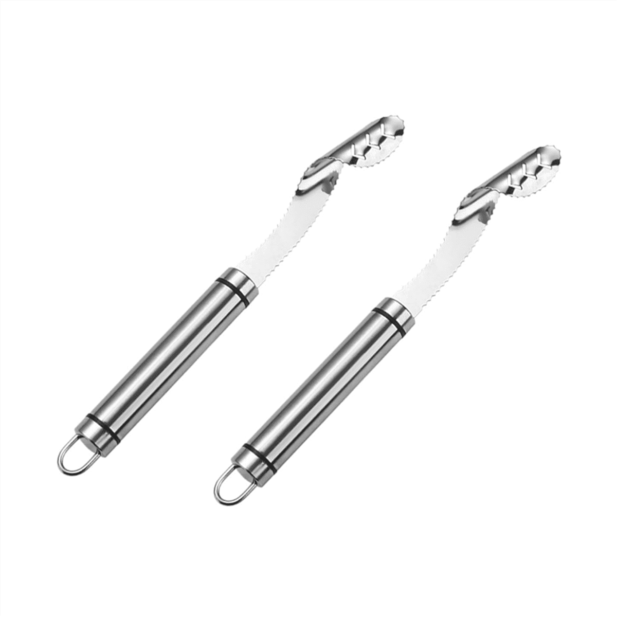 Winyuyby Pepper Seed Corer Remover,Stainless Steel Pepper Seed Corer Remover with Serrated Teeth