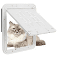 Winyuyby Pet Door Lockable Inside Door Flap Cat Window Door Cat Screens