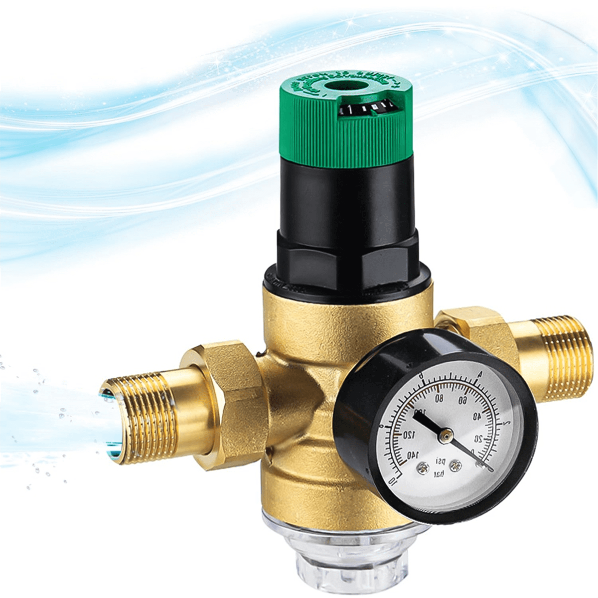 Winyuyby Pressure Regulator Water 3/4 Inch, Water Pressure Regulator ...