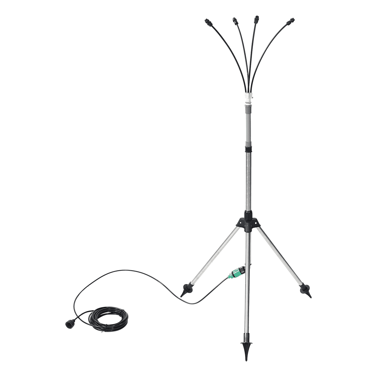Winyuyby Standing Misters for Outside Patio, Adjustable Height 4.1 FT