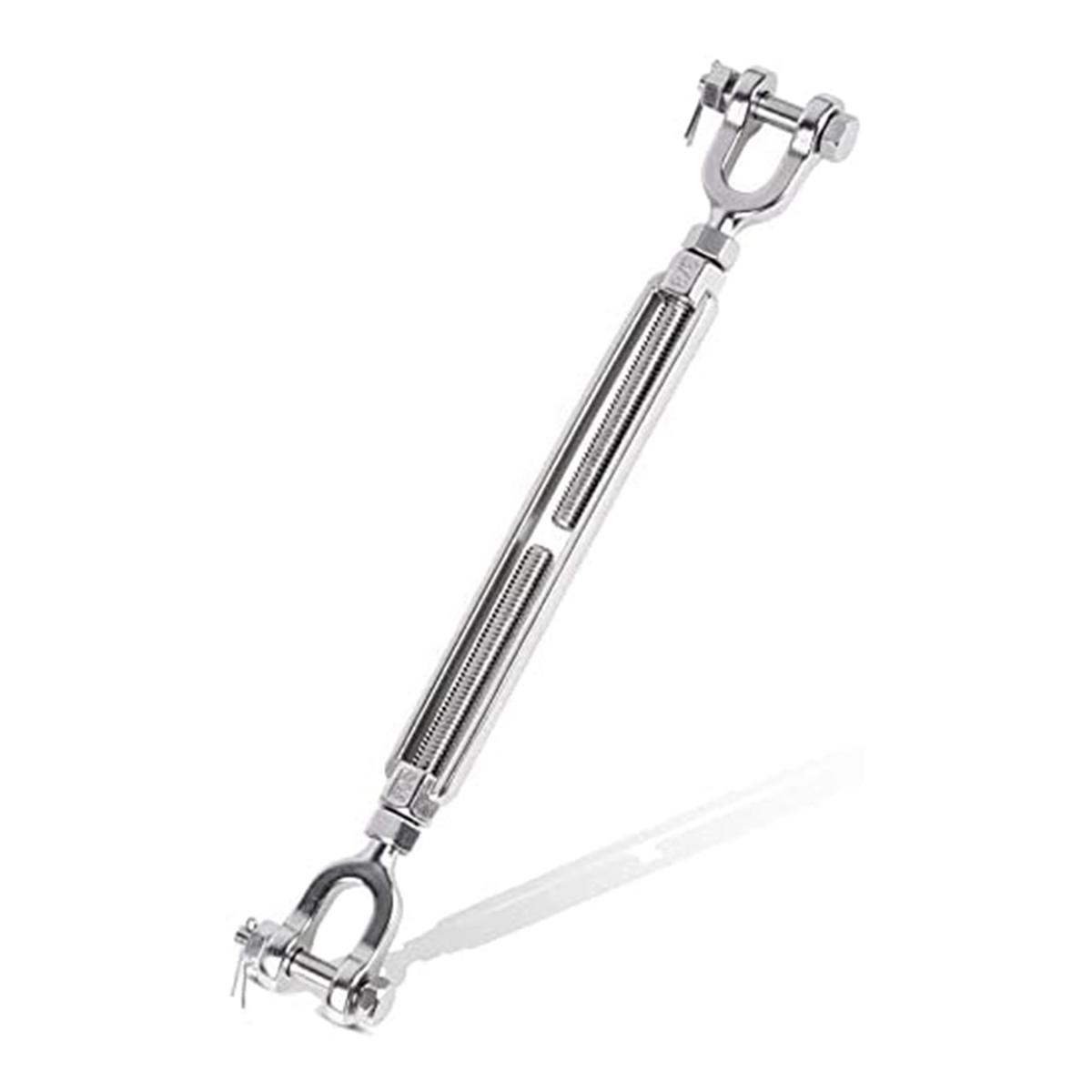 Winyuyby Turnbuckles 3/8 M10 Turnbuckles, Jaw and Jaw Turnbuckles for