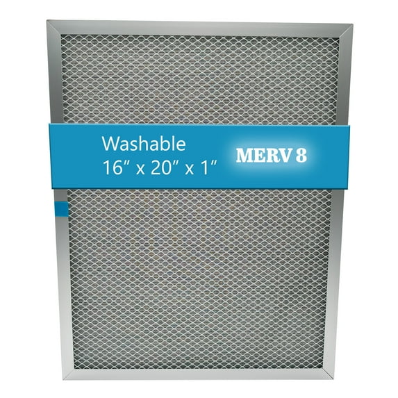 Wioair Central AC Washable Furnace Filter, 16"x20"x1''