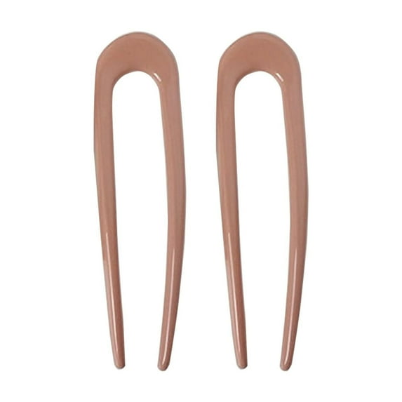 Wioihee 2 Pieces Metal French Hair Pins U Shaped Hair Pins U Vintage forks Sticks Pin for Updo Buns Women Hairstyle Accessories