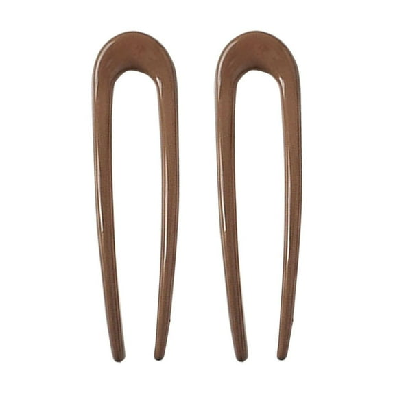 Wioihee 2 Pieces Metal French Hair Pins U Shaped Hair Pins U Vintage forks Sticks Pin for Updo Buns Women Hairstyle Accessories