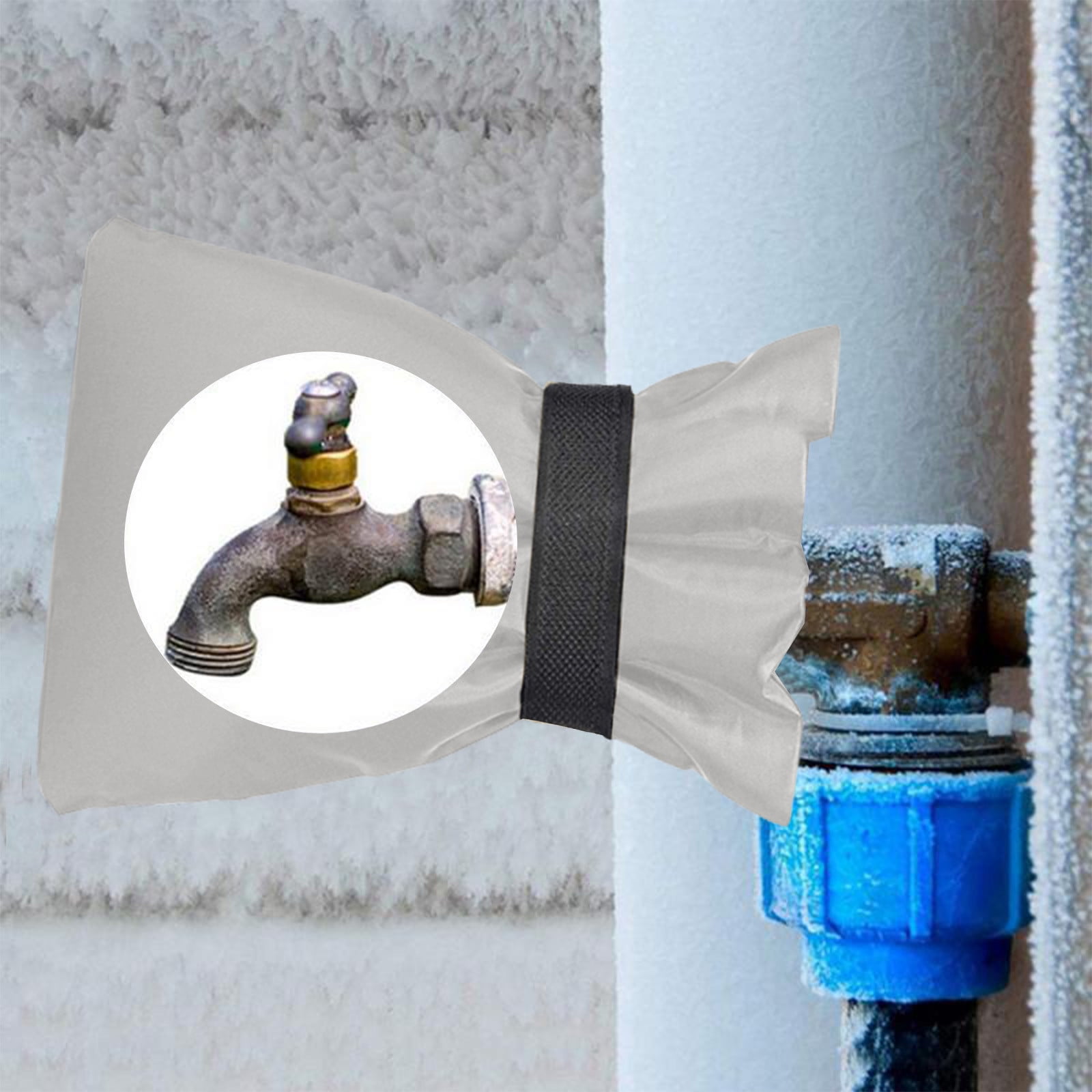 Wioihee 2pcs Outdoor Faucet Cover for Winter Freezing Protection