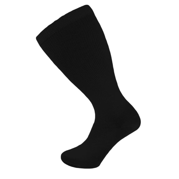 Wioihee 3 pairs Plus Size Solid Socks for Men Women Wide Calf Knee‑High Support Sports Socks, XXXL()