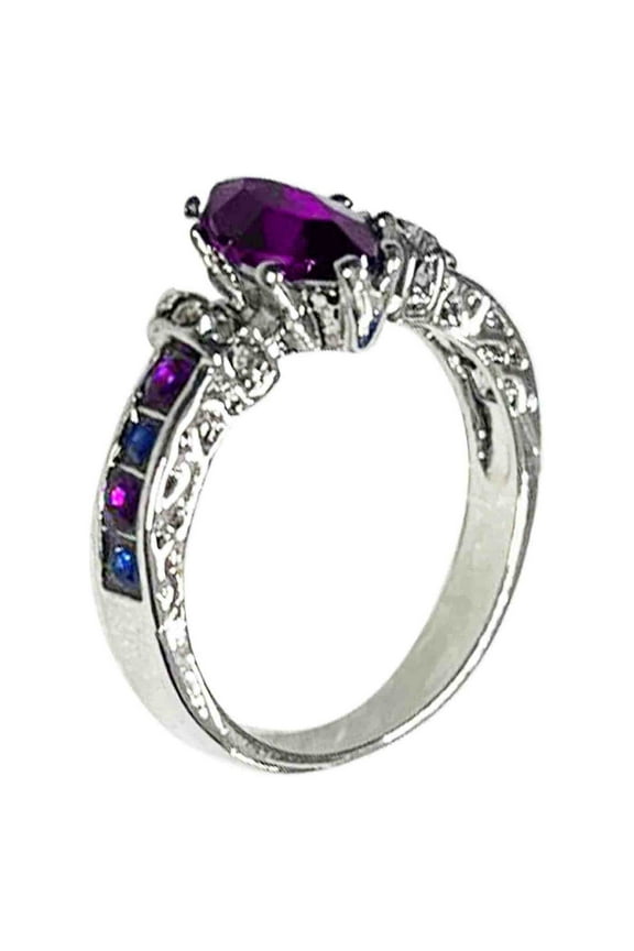 925 Jewelry Topa z Women Wedding Engagement Size 6-14