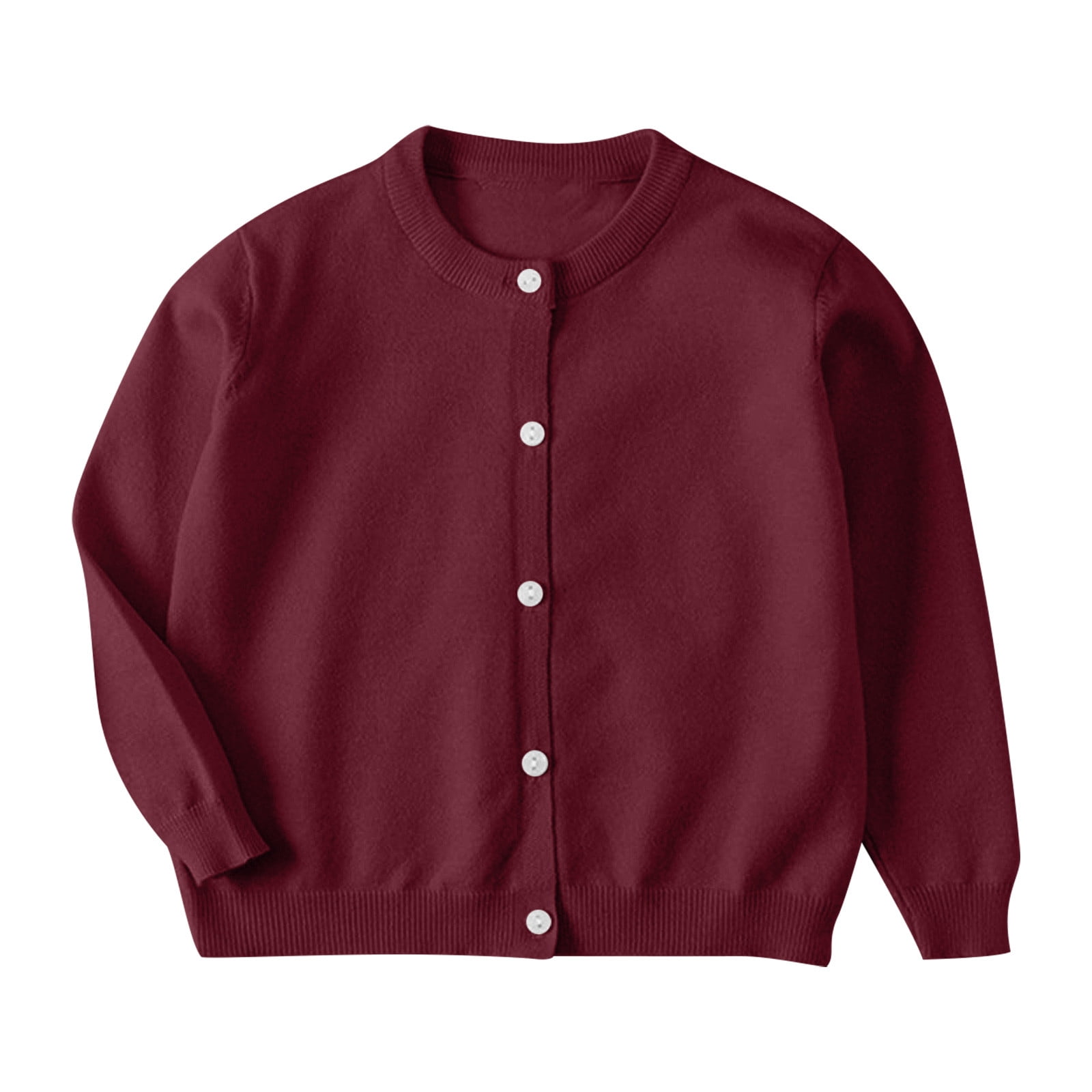Baby girl burgundy cardigan best sale