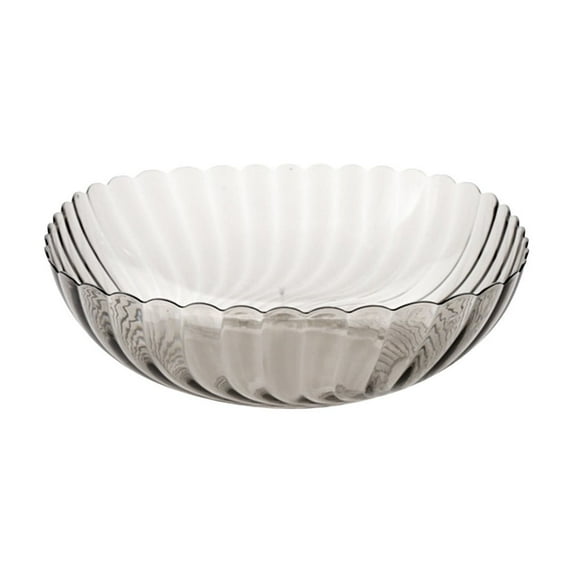 Wioihee Glass Fruit Bowl, Fruit Basket for Kitchen Counter, 9 Inch Decorative Fruit Serving Bowls for Table Decor Dinning Room, Fruit and Vegetable Holder