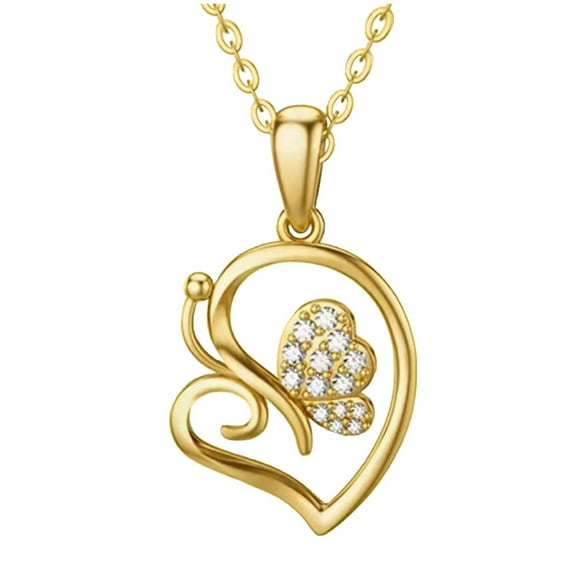 Wioihee 2022 14 Cubic-Zirconia Necklace for Women Gril Wonderful Gift
