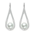 thumbnail image 1 of Wioihee Under $2.00 Golden Pearl Drop Earrings Female Jewelry Lady Temperament Elegant Party Earrings, 1 of 2