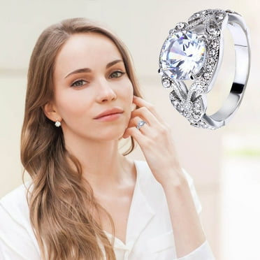 Wioihee Clearance Under $2.00 Ladies Fashion Diamond Jewelry Jewelry