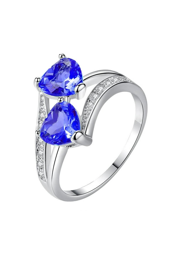 Ladies' Love Fashion Diamond Geometric Abstract Ring Fashion Creative Ring Jewelry