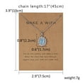 thumbnail image 1 of Wioihee Clearance Under $2.00 Lady Necklace Paper Card Butterfly Necklace Small Gift Pendant Necklace Jewelry, 1 of 2