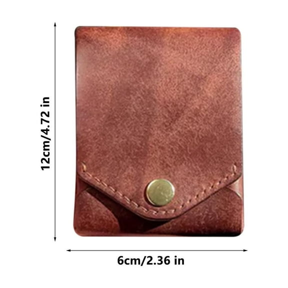 Wioihee Under $2.00 Multi Functional Small Leather Wallet for Men and Women