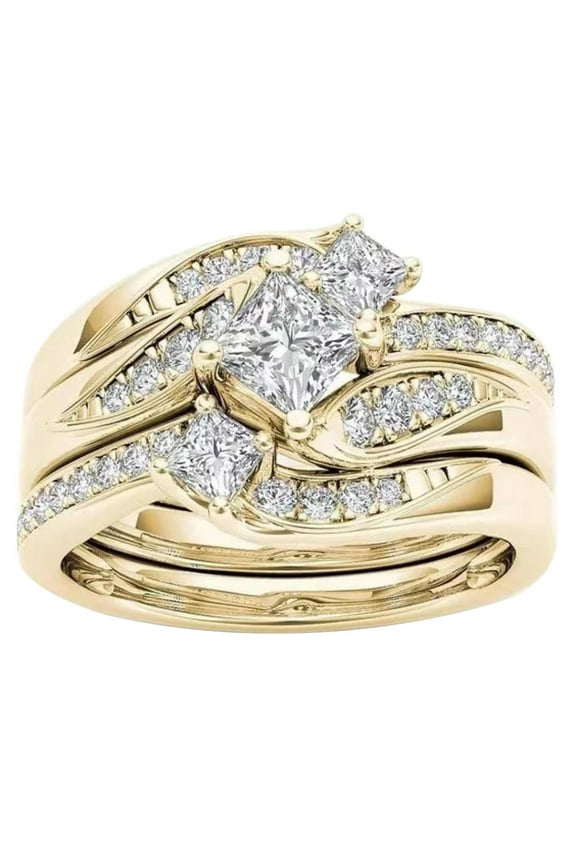 Under $2.00 Round Diamond Wedding Anniversary Gift Accessory Rings for Mother's Day Gift