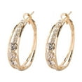 thumbnail image 1 of Wioihee Under $2.00 Women Exaggerated Zircon Temperament Earrings Ear Clips Ladies Jewelry, 1 of 3