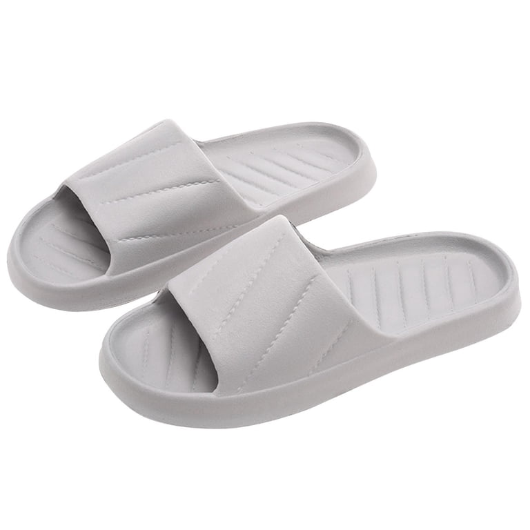 Slides Unisex Platform Pillow Slippers Thick EVA Sole Lightweight Open Toe HSBDNZQ Platform Pillow Slides Women, Soft Cloud Slippers  main image 2