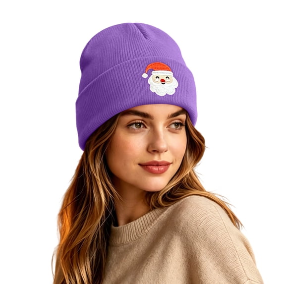 Wioihee Embroidered Knit Cuffed Beanie for Men Women Tactical Winter Warm Hat