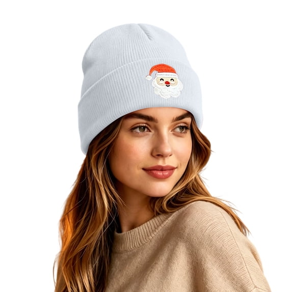 Wioihee Embroidered Knit Cuffed Beanie for Men Women Tactical Winter Warm Hat
