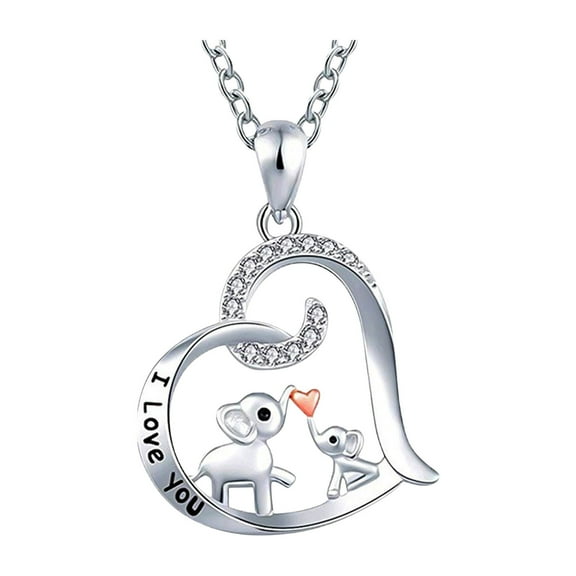 Wioihee Ladies Diamond Necklace Full Diamond Necklace Jewelry