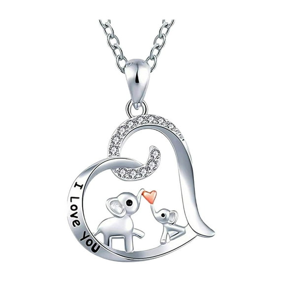 Wioihee Ladies Diamond Necklace Full Diamond Necklace Jewelry