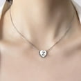 thumbnail image 1 of Wioihee Ladies' jewelry Heart Necklace 18K Gold Plated Stainless Steel Tiny Heart Letter Necklace Personalized Monogram Name Necklace for Women, 1 of 3
