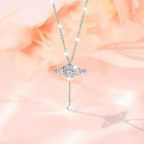 Wioihee Ladies' jewelry Heart Necklace Jewelry Valentine's Day Christmas Anniversary Birthday Gifts for Wife Girlfriend