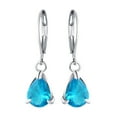 thumbnail image 1 of Wioihee Ladies' jewelry Women's Earring with Hollow Design,Women Fashion Cubic Zirconia Water Drop Dangle Earrings Jewelry Gift, 1 of 2