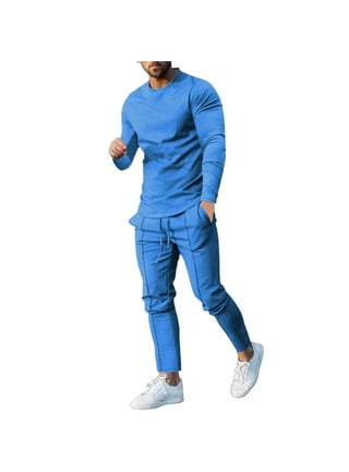 Light blue jogging suit sale
